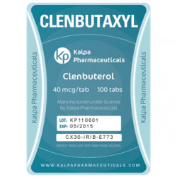 Clenbutaxyl - Clenbuterol 40 mcg tablets by Kalpa Pharmaceuticals