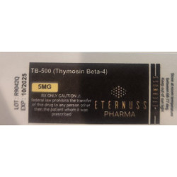 TB-500 (Thymosin Beta-4) by Eternuss Peptide Sciences. 5mg kit